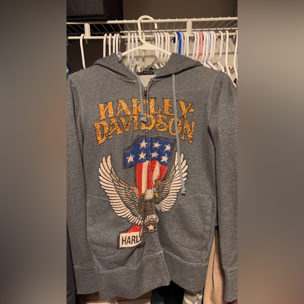Custom Harley Davidson sweatshirt